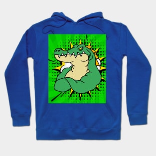 Crocodile Muscles Trained Sports Hoodie